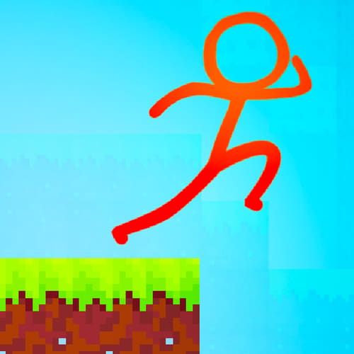 free h5 game - stickman-parkour-2-lucky-block